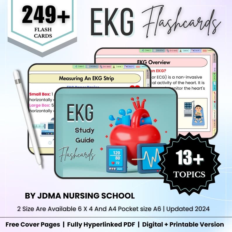 EKG Study Guide Flashcards cover