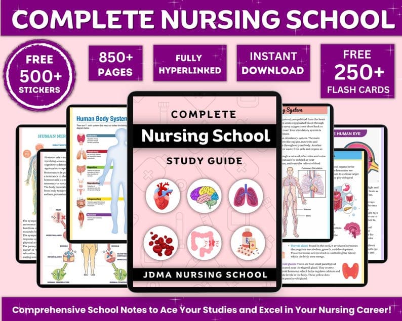 Complete Nursing School Study Guide cover